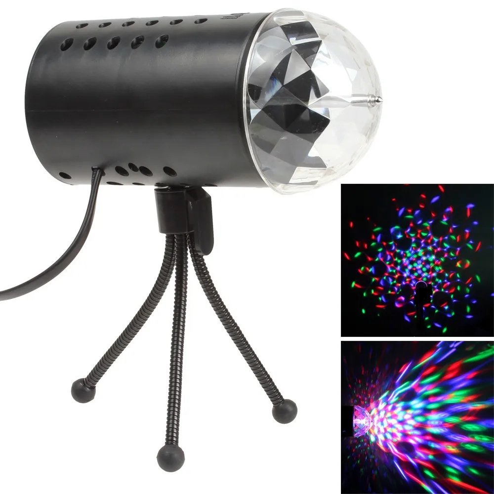

RGB LED 3w Crystal magic ball stage lighting effect