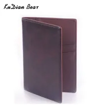 PU Leather Passport Cover Travel Business Passport Holder Minimalist Men Credit Card Holders Card Wallet BID021