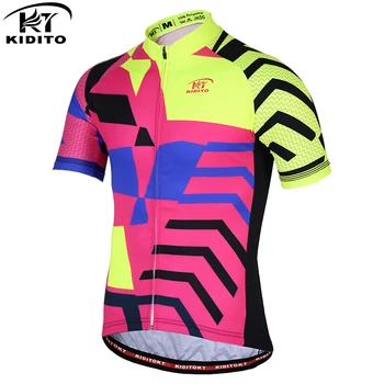 

KIDITOKT Pro Summer Cycling Jersey Breathable Racing Bicycle Clothes Short Sleeve MTB Bike Cycling Clothing For Men