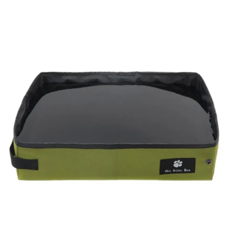 High Quality Cat Litter Box Folding Pet Litter Pan Waterproof Portable
