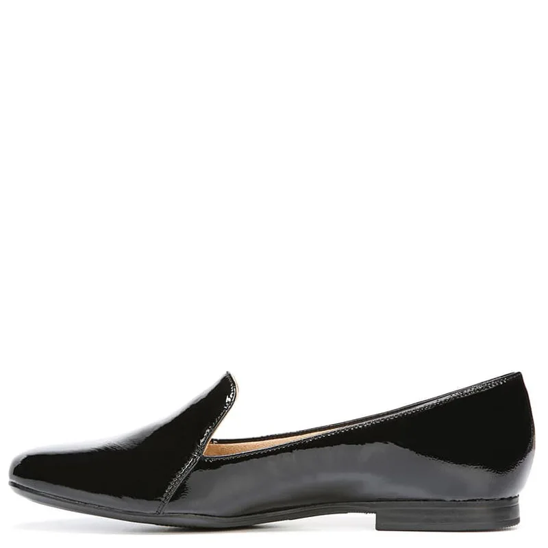Spring Autumn Black Round Toe Flat Loafers Woman Large Size 11 12 16 For Ladies Office Footwear Soft Shoes Fashion Mature