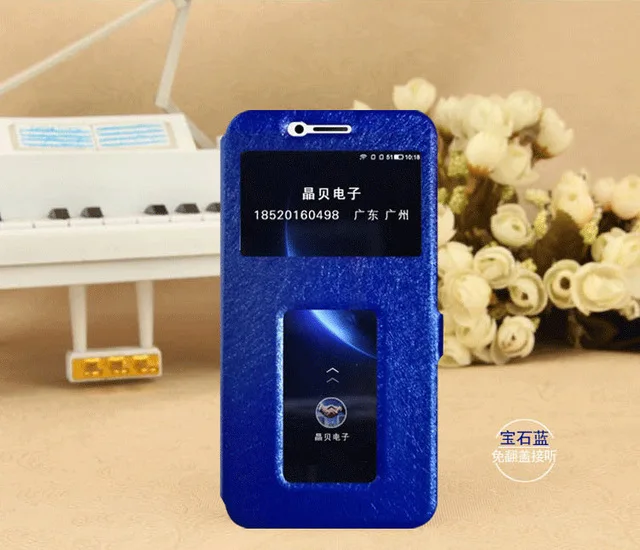 Чехол Lecco Le S3 X626 X622 с окошком для быстрого просмотра откидная подставка для Letv Le 2 Чехол X527/Le2 Pro X620 чехол для телефона s X520 5,5 Coque - Цвет: Blue