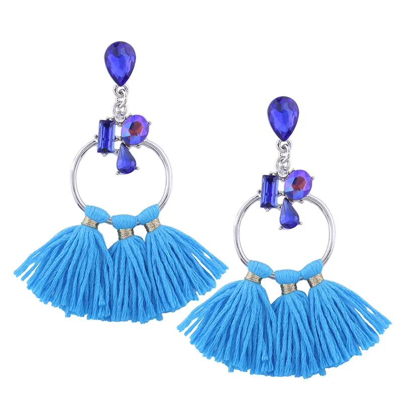 

European And American Trend Design Earrings High Quality Tassel Simple Hot Earrings For Women Exquisite Gifts