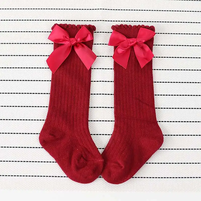 girls cute bowknot socks (10)