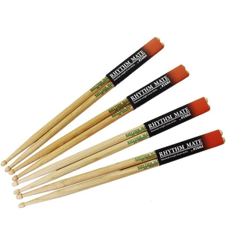 

5A & 7A Drumsticks Hard Hickory Wood Drum Sticks Tip Student Drum Sticks Perfect for Youth Rock Bands And Drummer Playing