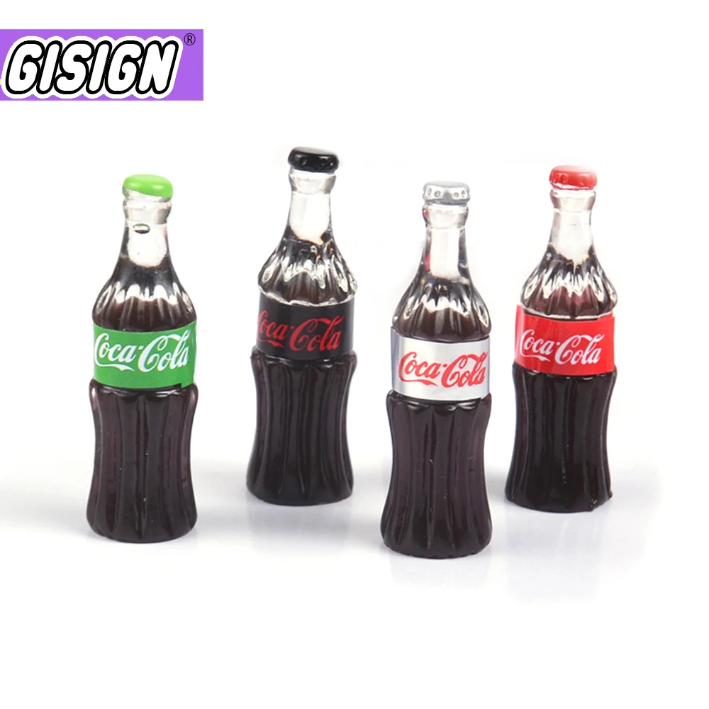 

6PCS Charms for Slime Filler DIY Cola Bottle Resin Plasticine Clear Glue Slime Accessories Beads Lizun Supplies