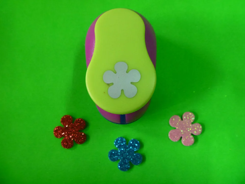 free shipping 1 inch new flower punch scrapbook paper foam puncher