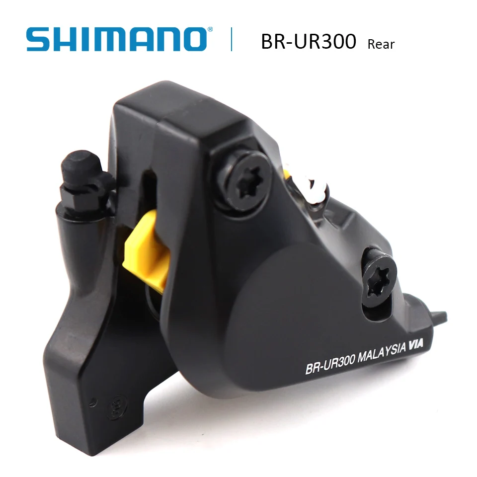 SHIMANO BR UR300 mtb Гидравлический дисковый тормозной суппорт с плоским креплением с B01S полимерные тормозные колодки аксессуары для горных велосипедов