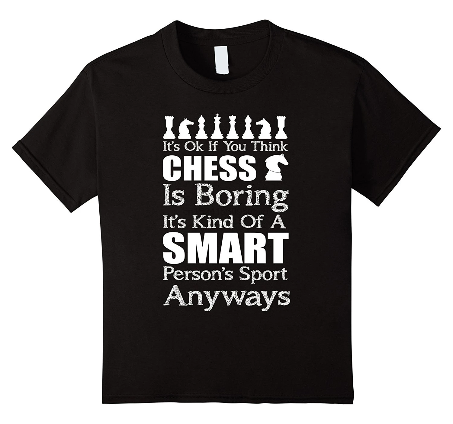

Chess Smart Person's Sport Funny Chess Lover Gift Men T-Shirt