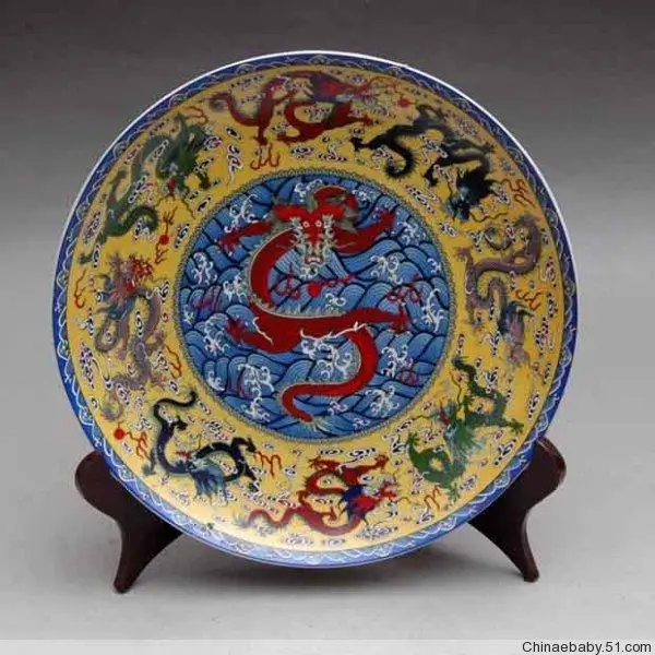 

Miscellaneous antiques antique porcelain enamel ceramic plate Kowloon