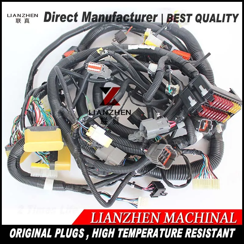 

Excavator sapre replacements electric parts PC200-7 old series inner cabin main wiring harness 20Y-06-31110 20Y063110