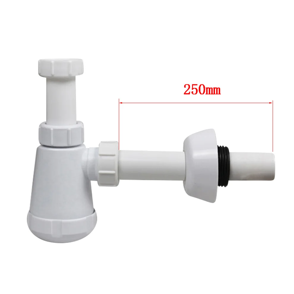 Talea Modern Basin Sink Waste Pipe Kit Waste Pipe Wall Drainage Plumbing Tube Basin Waste hose Bottle Plumbing P-Trap Wash Pipe