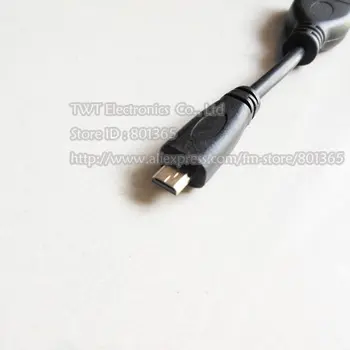 

micro HDMI male to HDMI female cable, micro HDMI adapter cable ,10cm ,10Qty ,Free shipping