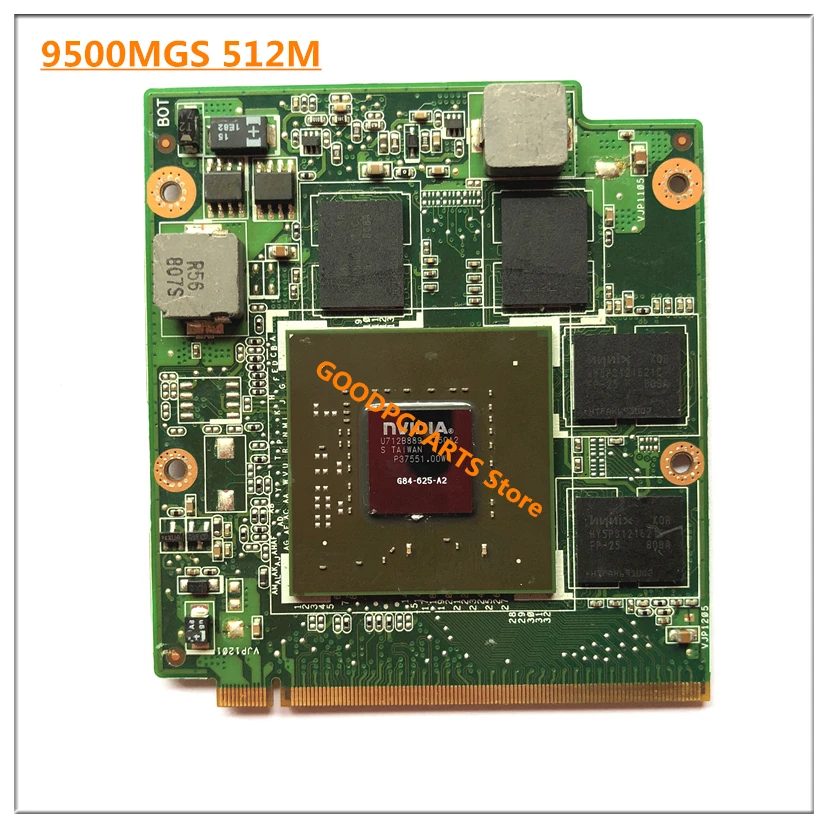 Видеокарта NEDVG2000 F8 NB8P 08G2041NV20I 9500M 512 Мб GS G84 625 A2 VGA для A S U X55S X55SV X56S F8S F8SN M50SV F8SV|Карты