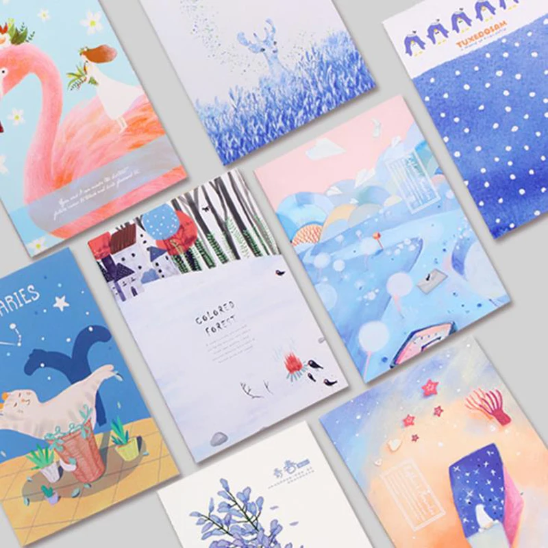 

1 Pcs Kawaii Cute cartoon Animals Car Horse notebook B5 notebook Exercise books kawaii Stationery Student gift Many styles