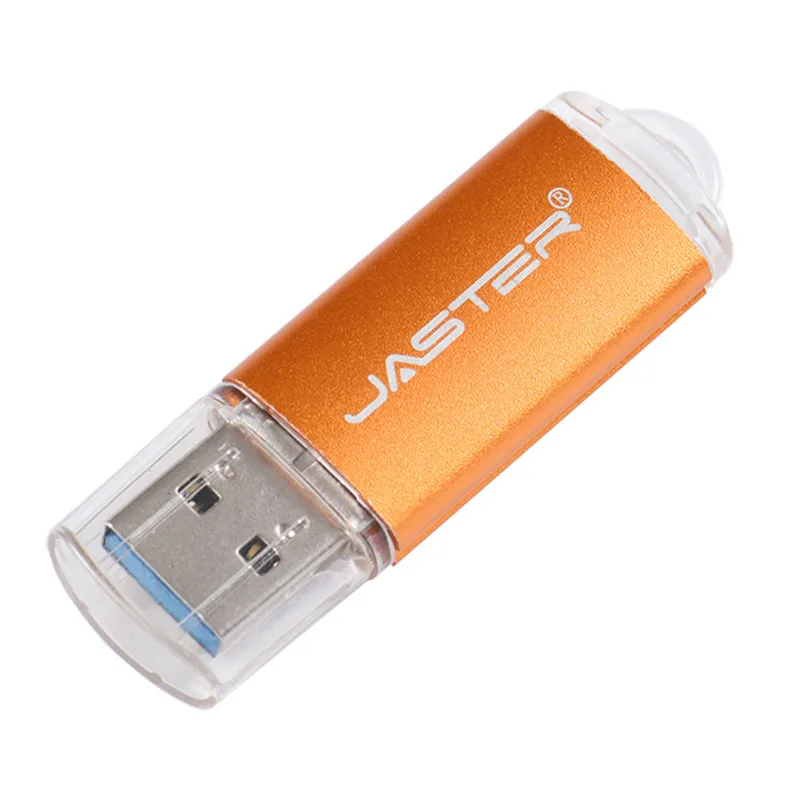 Металлический USB флеш-накопитель JASTER, мини USB флеш-накопитель, 8 ГБ, 16 ГБ, 32 ГБ, 64 ГБ, реальная емкость, флеш-накопитель, флеш-карта памяти - Цвет: Yellow