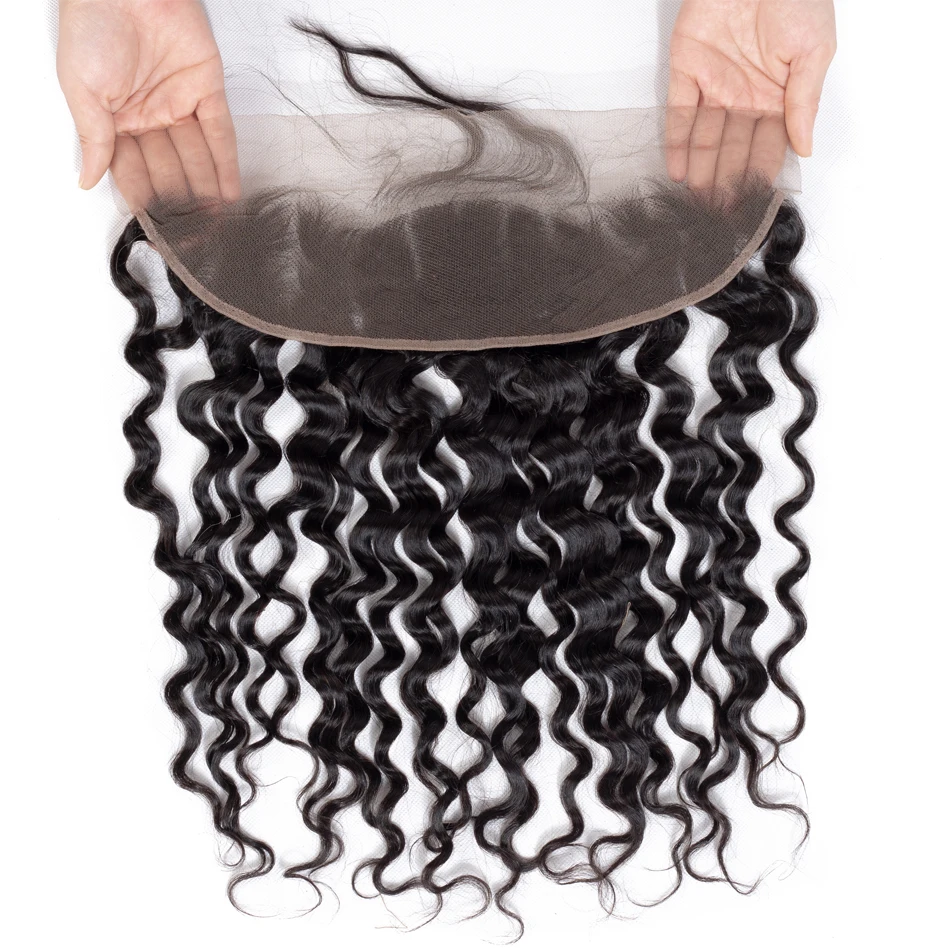 Water Wave Bundles With Frontal Ably Malaysian Remy Human Hair Weft Weave Bundles Pre Plucked Lace Frontal Closure With Bundles