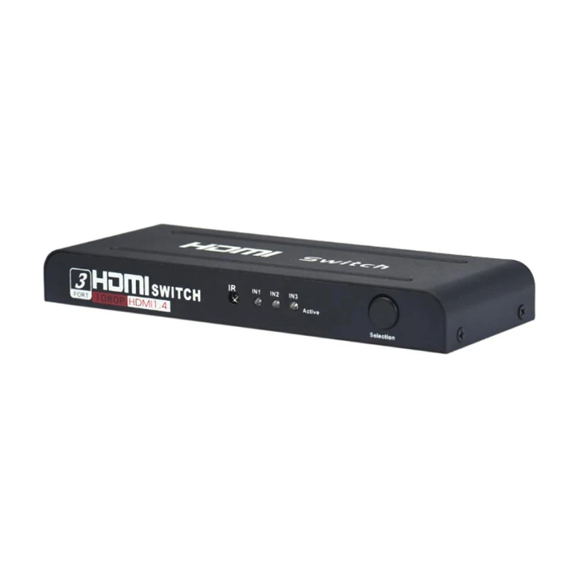 

Multi-function 3 Port 1080P Video Cable Connector HDMI Switch Switcher Selector Splitter Adapter