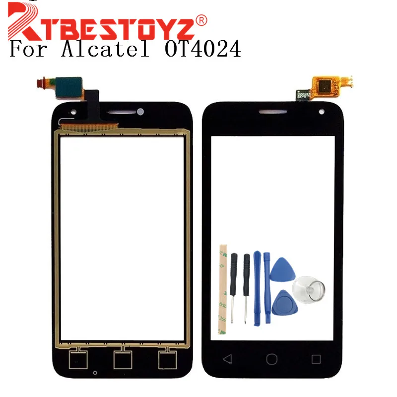 RTBESTOYZ для Alcatel One Touch Pixi First 4024D 4024X 4024 OT4024 4 0 ''сенсорный Сенсор дигитайзер