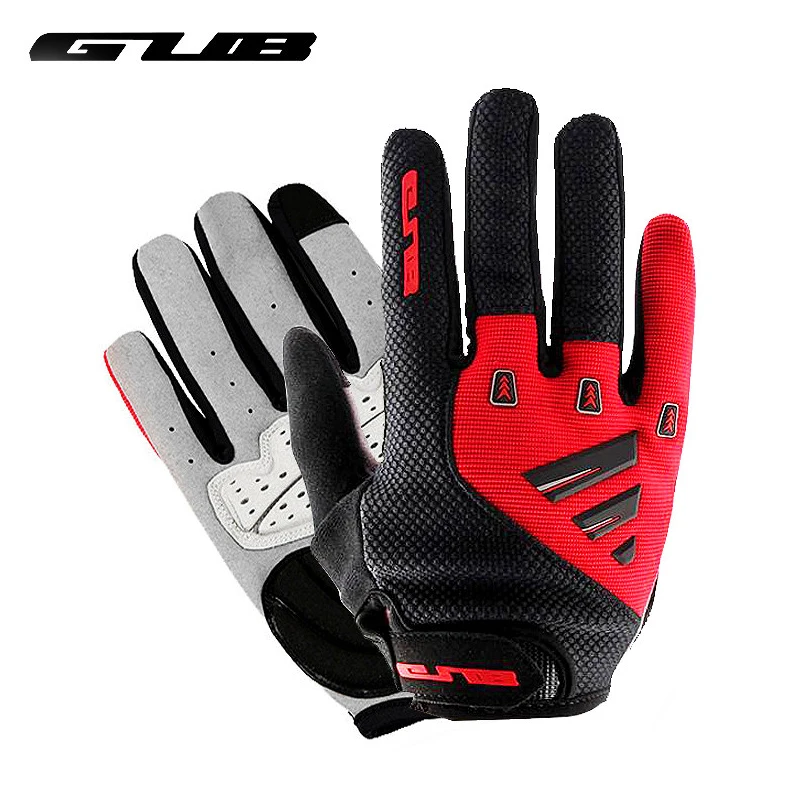 GUB Full Finger Cycling Gloves Touch Screen Breathable Unisex Outdoor
