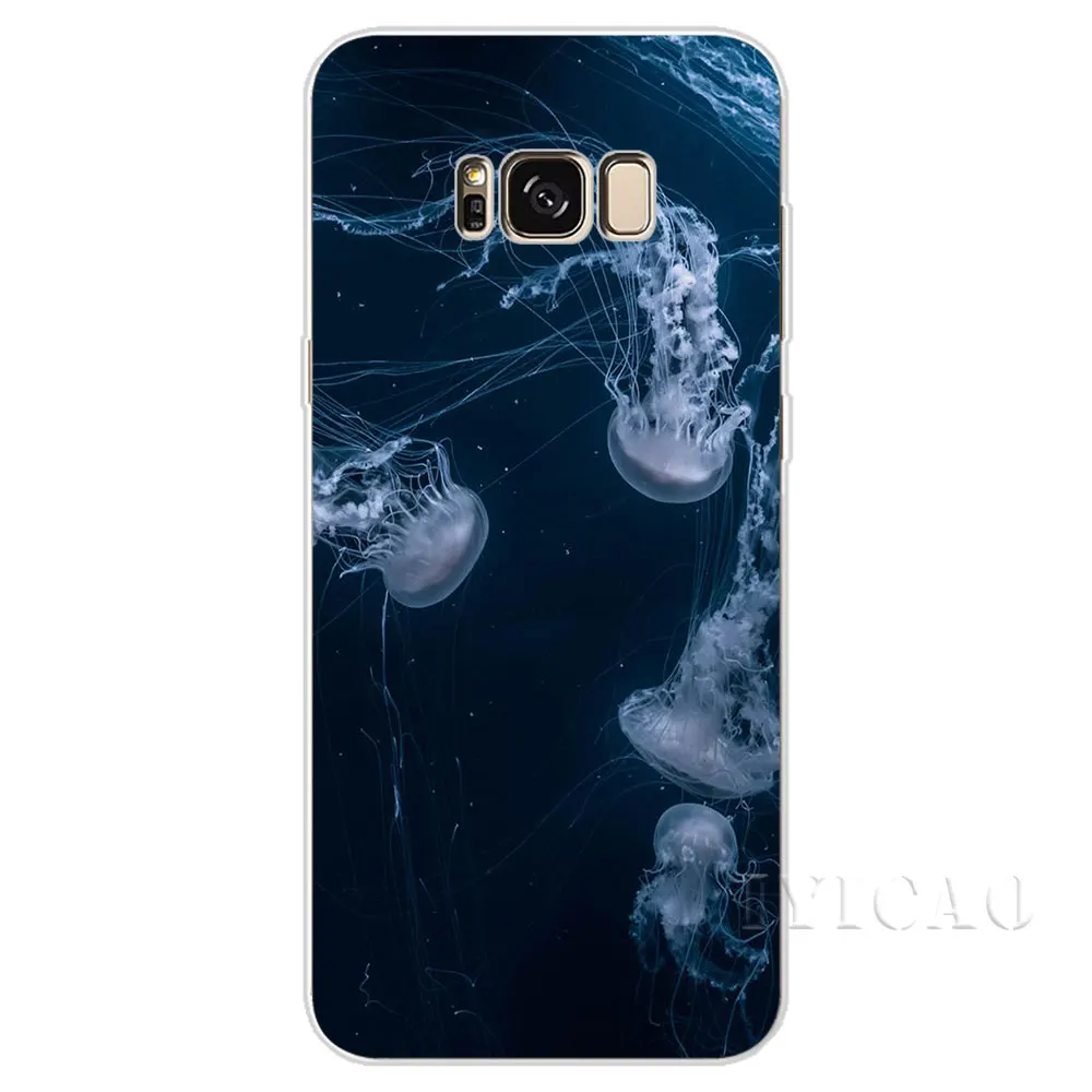 IYICAO животных Медузы печати Жесткий Чехол для Samsung Galaxy A3 A5 2015 2016 2017 A6 A7 A8 A9 плюс 2018