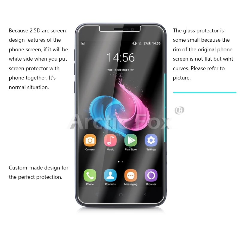 5 шт./лот закаленное Стекло для oukitel U20 и плюс Экран протектор Защитная пленка