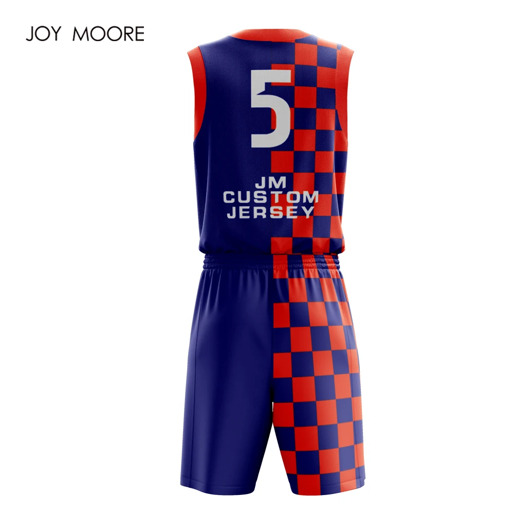 Новая баскетбольная куртка без рукавов костюм тренировочный костюм принимаем печать логотип номер синий цвет пустой Джерси