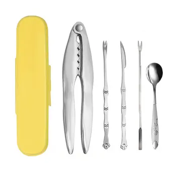 

XMT-HOME Seafood crackers picks spoons knife set shellfish crab lobster pliers tool kitchen picknic BBQ kitchen utensils