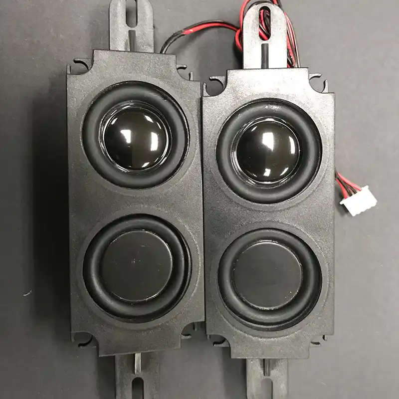 tv speakers vibrating