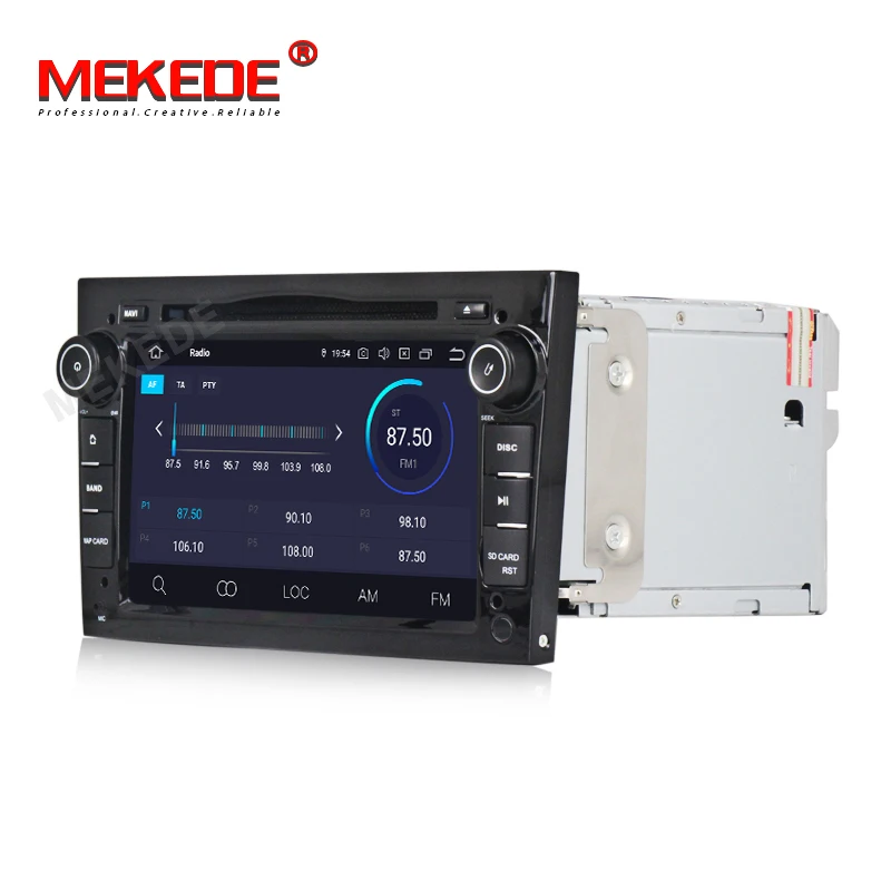 MEKEDE автомобильный мультимедийный плеер IPS DSP Android 9 0 4 + 64G 2 Din DVD GPS навигация для