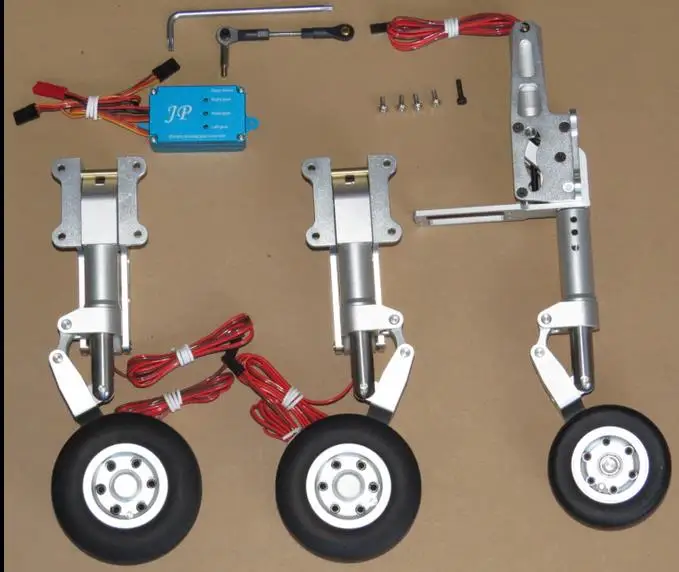 

RC Metal Servoless Retract with Metal Block Retractable Servo Landing Gear wheels & controllers 12kg to 20kg