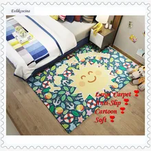 Улыбка солнце ковер милый Moqueta домашняя площадь напольный коврик ШАМБРЕ Fille гостиная спальня Tapete Para Sala Alfombra