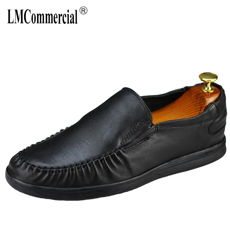 

cowhide breathable soft bottom business casual leather shoes spring autumn men loafer shoes designer shoes men high quality