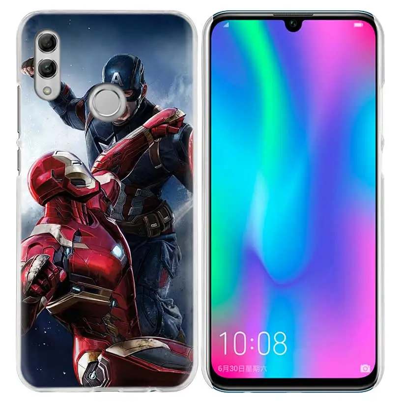 Железный человек Мстители чехол для huawei Honor 8X Y9 20 9 10 Lite Play 8C 8A Pro V20 20i Y6 Y7 Y5 Prime жесткий чехол PC Fundas чехол для телефона