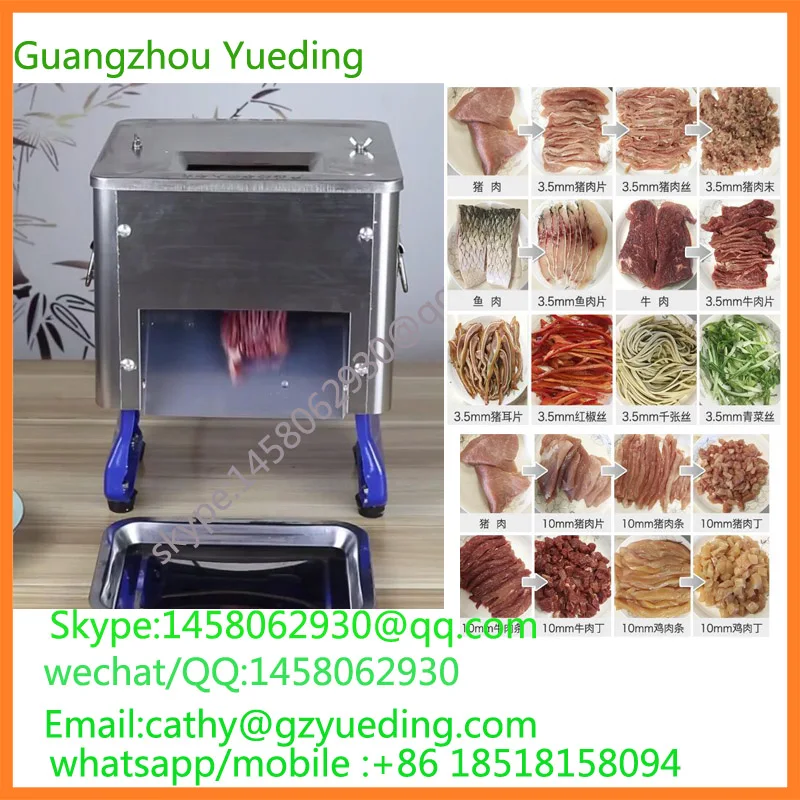 

free shipping to Amercian meat cutting machine for hotel and kitchen Automatic Fresh Meat Slicer Machine/Meat Slicing Machine