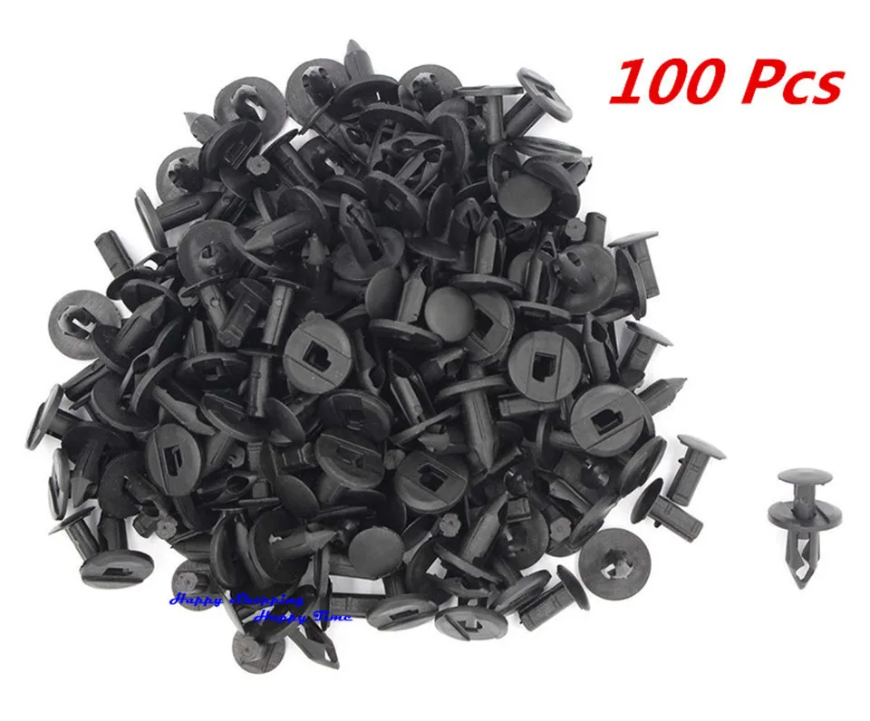 100xNylon Fender Clips Body Rivets Honda Rancher//Foreman//Rubicon//Rincon//TRX680
