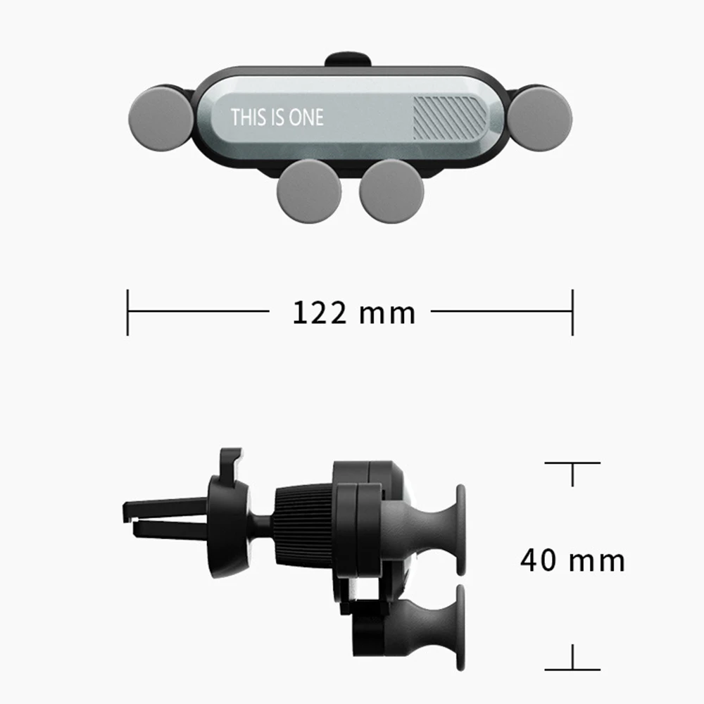 Гравитационный Невидимый Автомобильный держатель для телефона, универсальный автомобильный держатель для вентиляционного отверстия, держатель для мобильного телефона, держатель для мобильного телефона, аксессуары для автомобиля