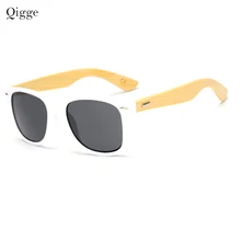 Qigge солнцезащитные очки для мужчин и женщин очки для путешествия солнцезащитные очки винтажные деревянные очки для ног модные брендовые Дизайнерские мужские и женские солнцезащитные очки