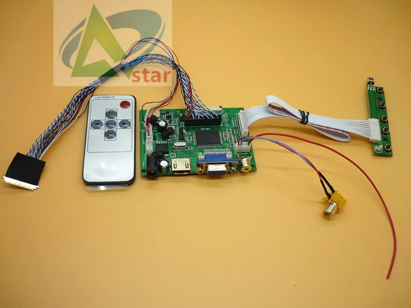 

HDMI+2AV+ VGA LCD Driver Controller Board Kit for Panel 10.1" LTN101AL02-L01 N101ICG-L21 1280*800 LCD controller board DIY kits