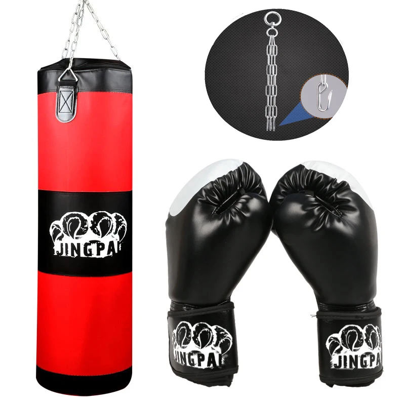 Boxing Punching Bag Hook Hanging Bag Sport Sandbag Boxing Gloves Saco
