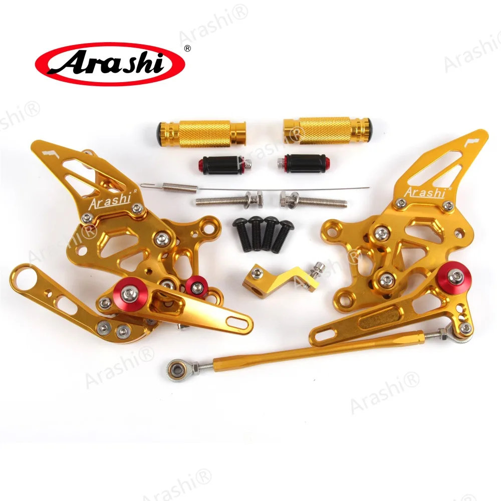 

Arashi For APRILIA RSV4 R / FACTORY 2009 - 2012 CNC Adjustable Footrests Foot Pegs Rider Rearset RSV 4R 2010 2011 09 10 11 12