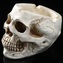 Смола модель черепа пепельница манекена Скелет плесень Обучающие материалы Хэллоуин Офис украшения подарки учебные пособия