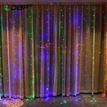 

[DBF] 3mx3m 300 LED Icicle String Lights Christmas xmas Fairy Lights Outdoor Home For Wedding/Party/Curtain/Garden Decoration