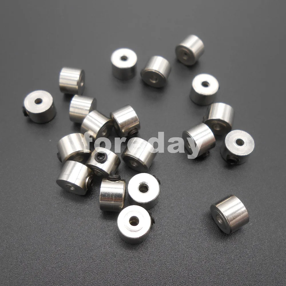 NEW 20PCS DIY 2 mm metal Bushing axle sleeve Stainless steel shaft