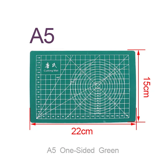 A5 A4 A3 коврик для резки двухсторонняя гравировка разделочная доска-оборудование и аксессуары промышленное оборудование 3 мм Толщина дюйма - Цвет: A5 Cutting Mat green