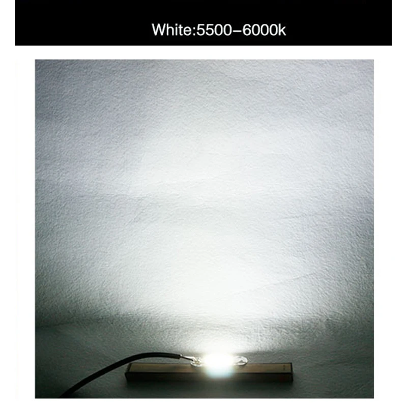 20~50W Outdoor Lamp AC 110/220V Input Street Lamps DIY Floodlight Cold White COB Smart IC Driver LED Chip Spotlight Full Power
