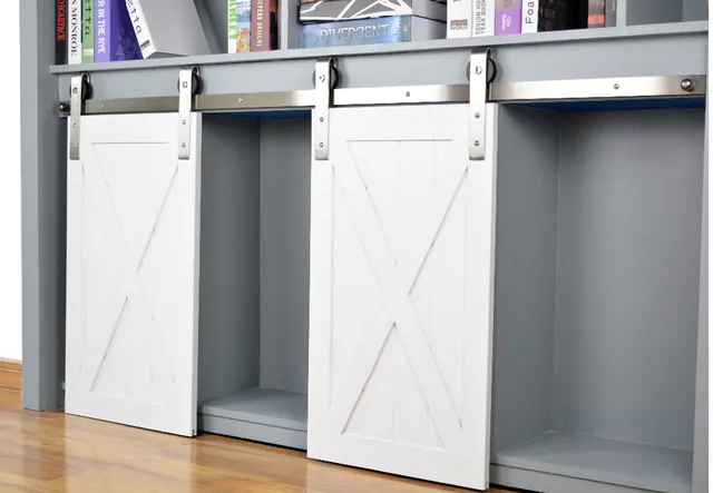 Diyhd Brushed Stainless Steel Mini Strap Roller Barn Door Hardware Diyhd Brushed Stainless Steel Mini Strap Roller Barn Door Hardware Cabinet Small Sliding No