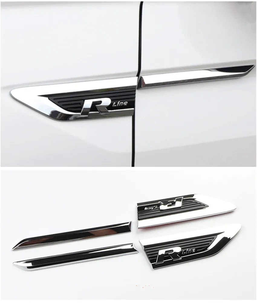 Car Styling 3D ABS Chrome Logo Car Sticker SPORT Emblem Badge Door