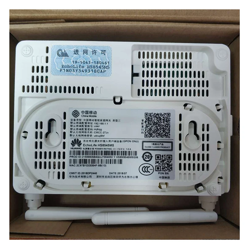 Huawei GPON Оптический сетевой блок Fibra Optica HS8545M5 GPON маршрутизатор 1GE+ 3FE+ 1TEL+ USB+ Wifi Мини Размер английская прошивка