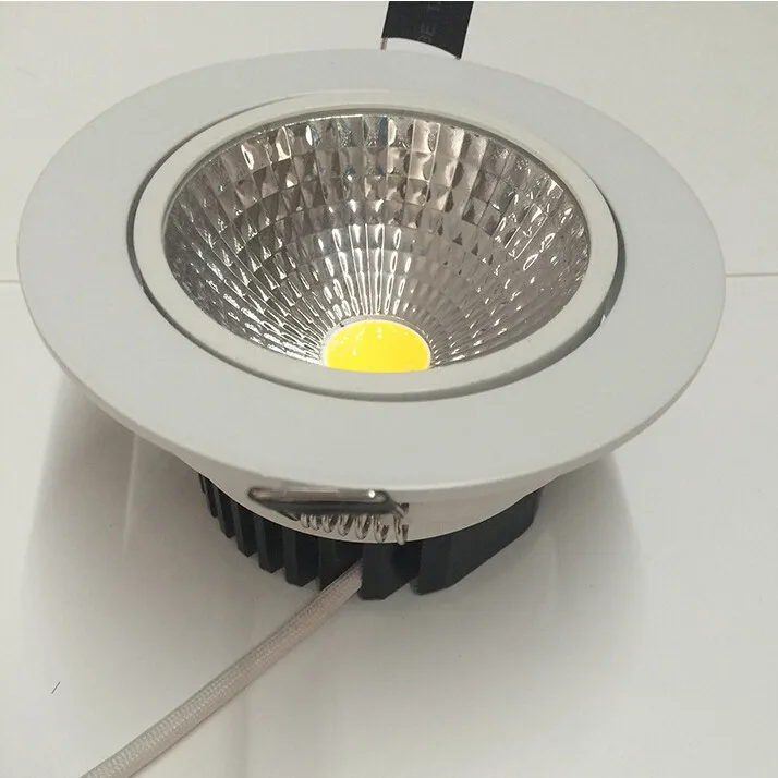 

Super Bright Dimmable 9W Led Down light COB Ceiling Spot Light recessed downlights Warm Cool White Indoor Lighting